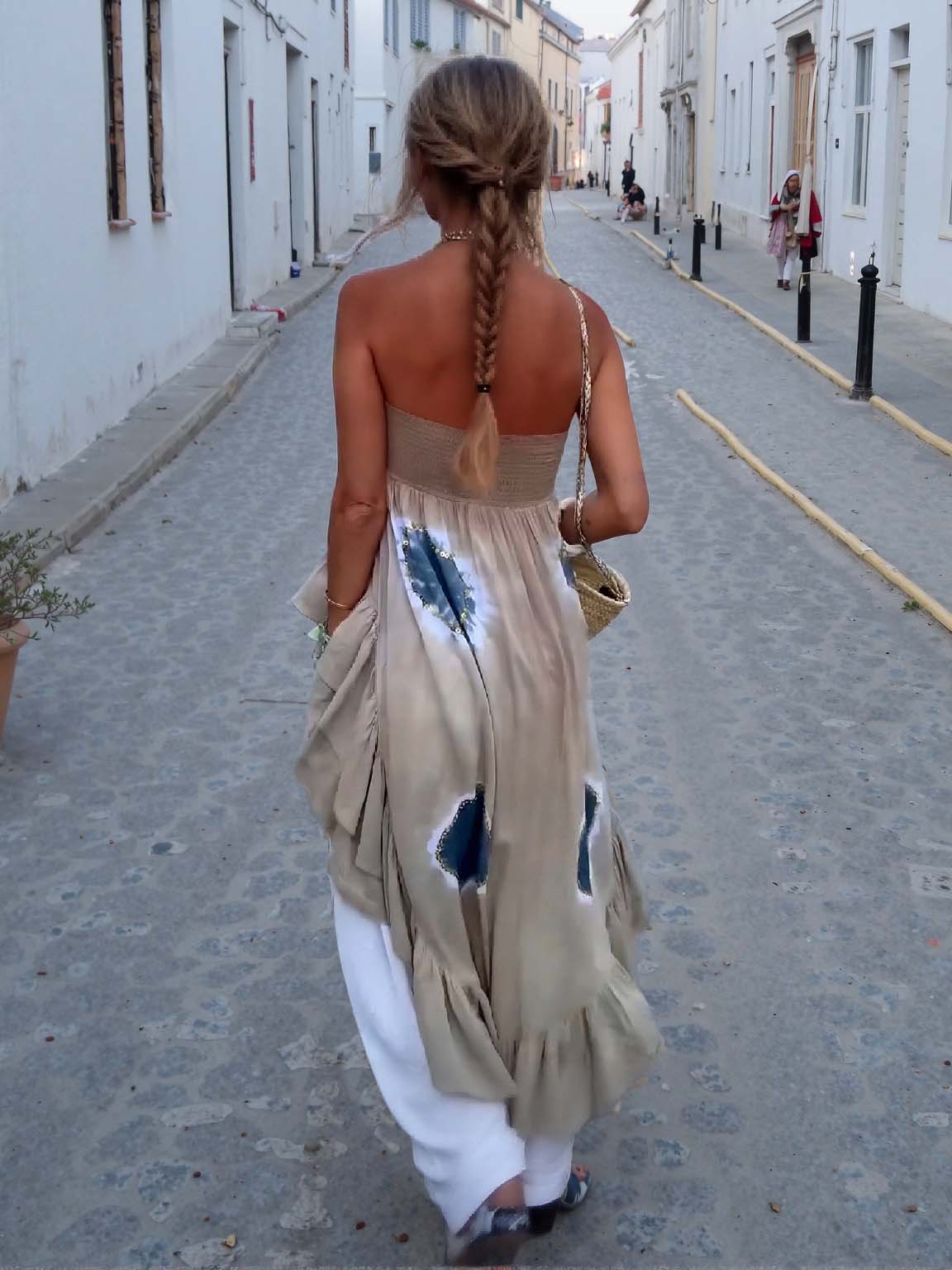 Bohemian Sheer Harem Pants with Flowing Silhouette