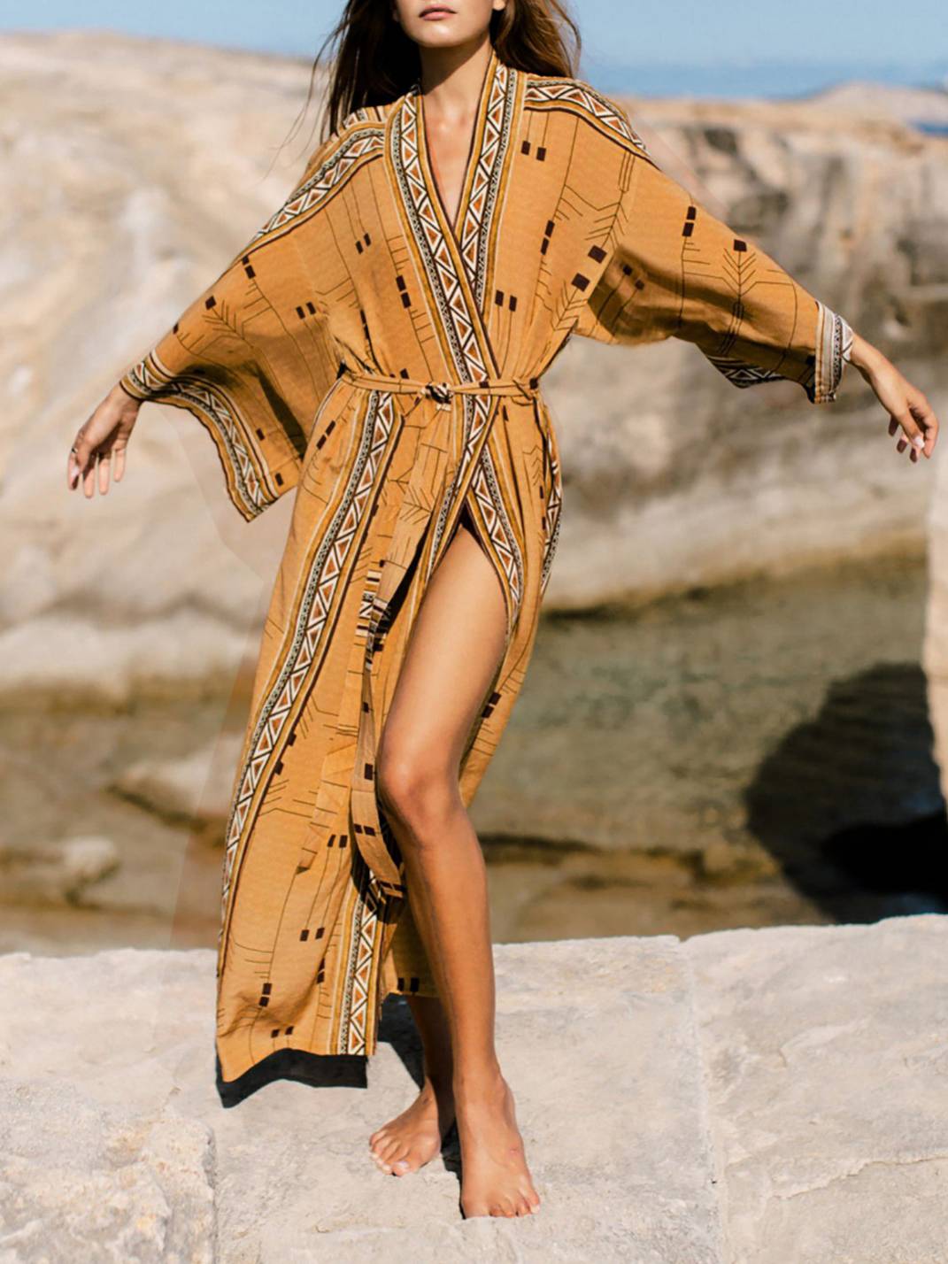 Lightweight Beach Cardigan Cover-Up with Sun Protection