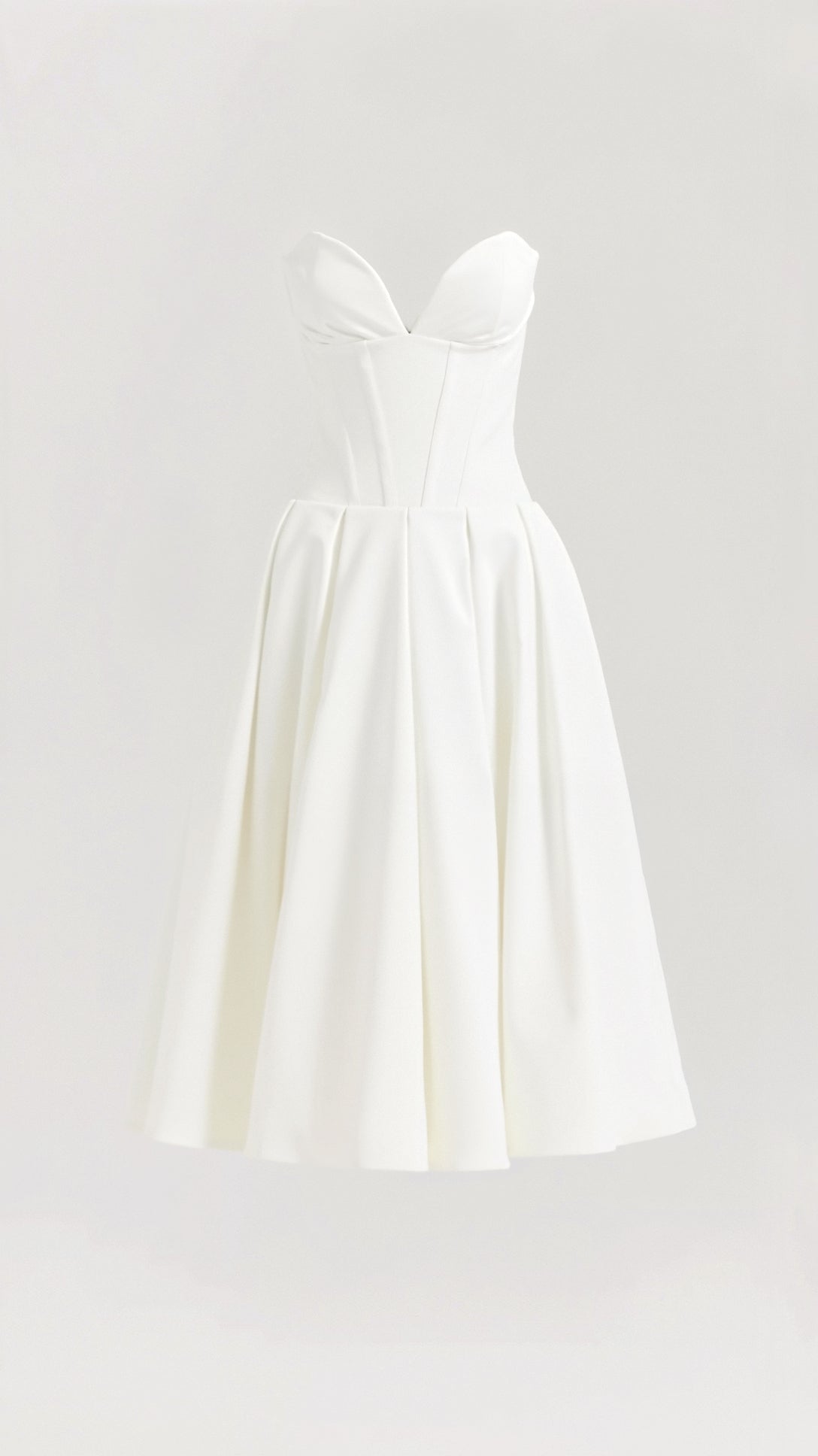 Strapless Midi Dress Celestia