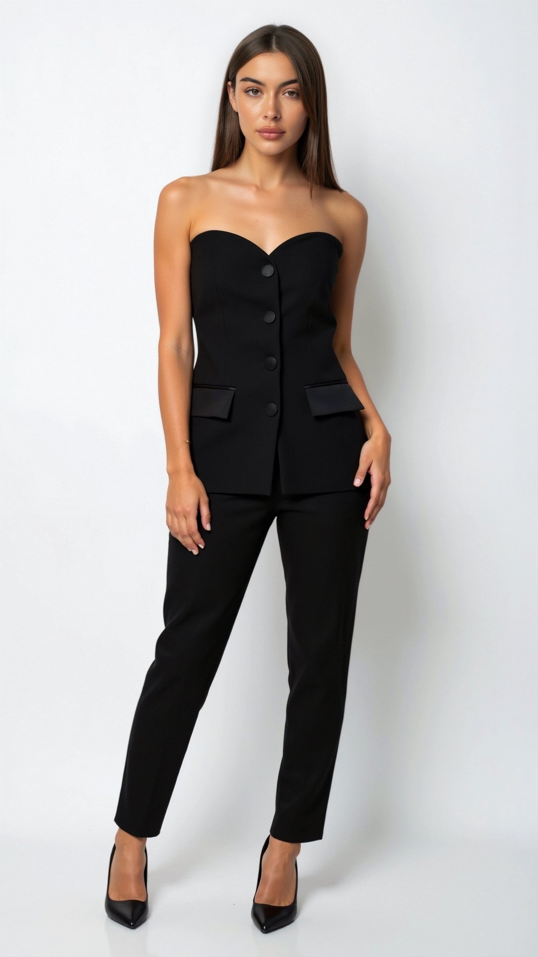 Strapless Blazer Top Fiona