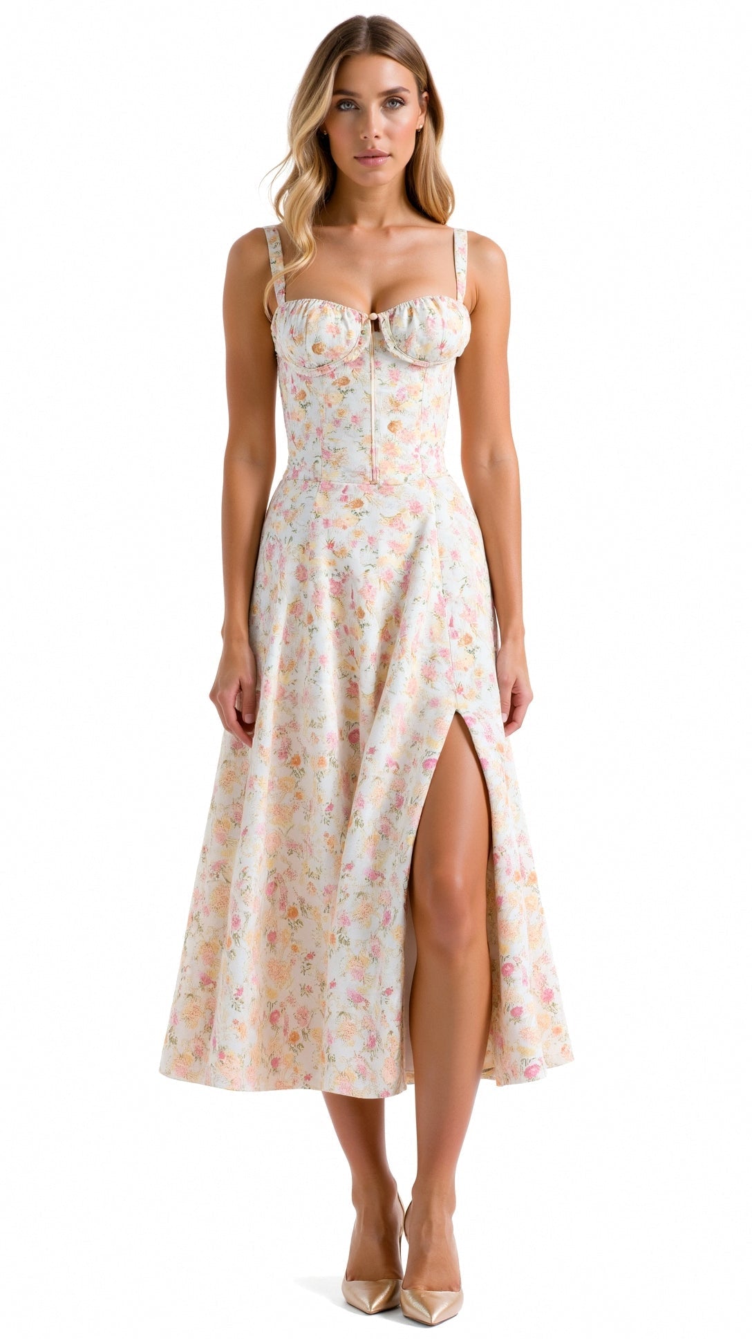 Julia Blossom Midi Dress