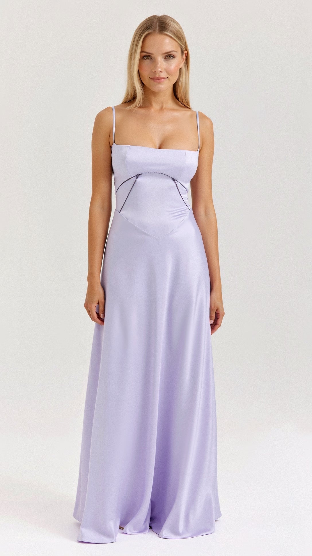 Leontine Maxi Dress with Lacing