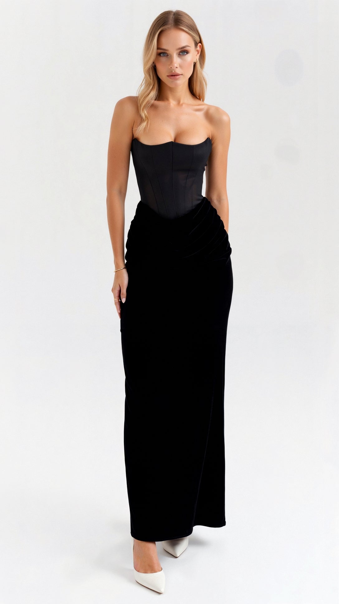 Luciana Strapless Maxi Dress