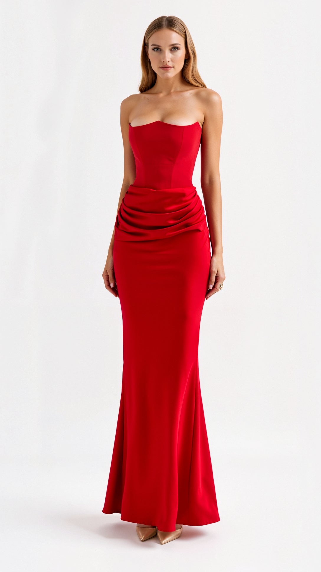 Luciana Strapless Maxi Dress