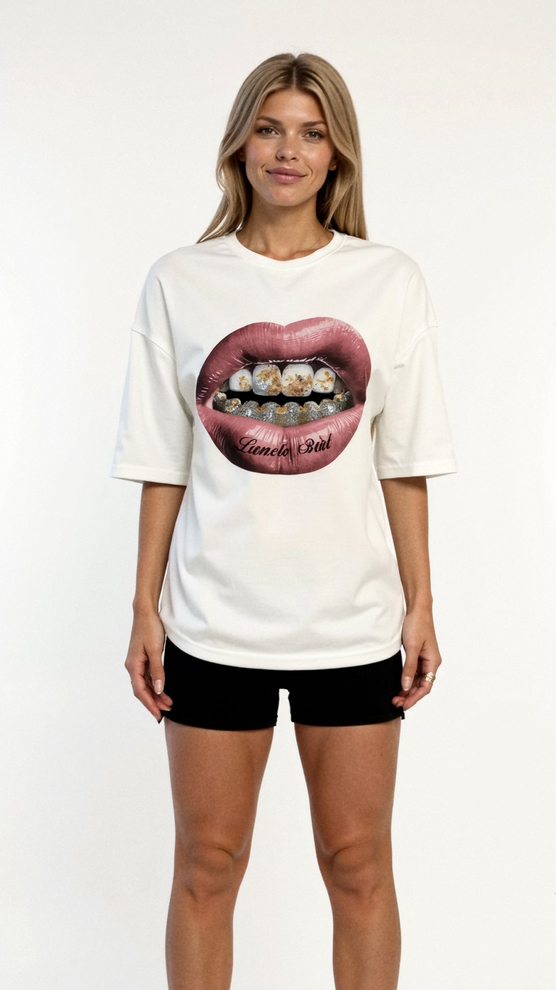 Natalia Oversized T-Shirt with Graphic