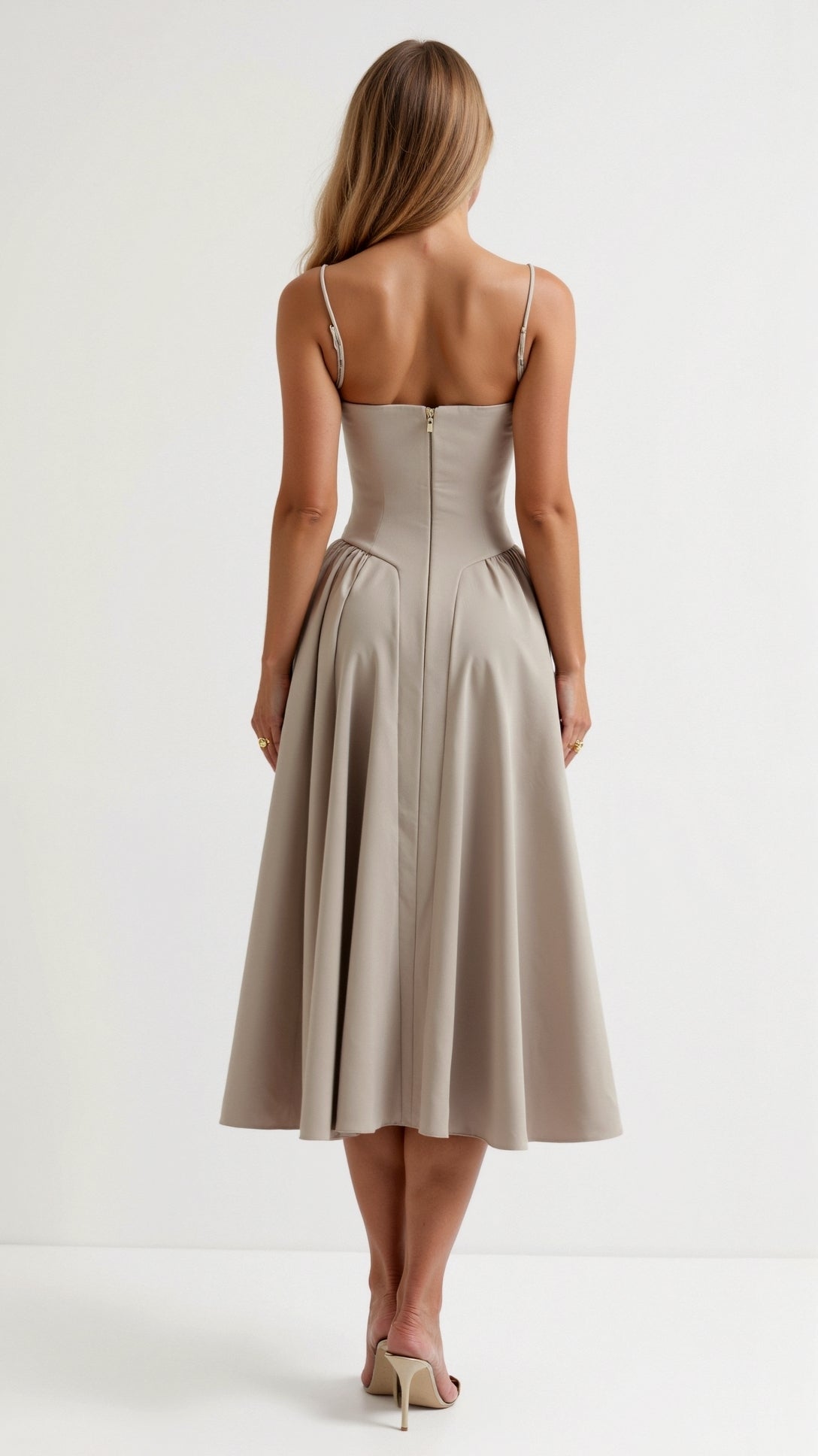 Odette Corset Midi Dress