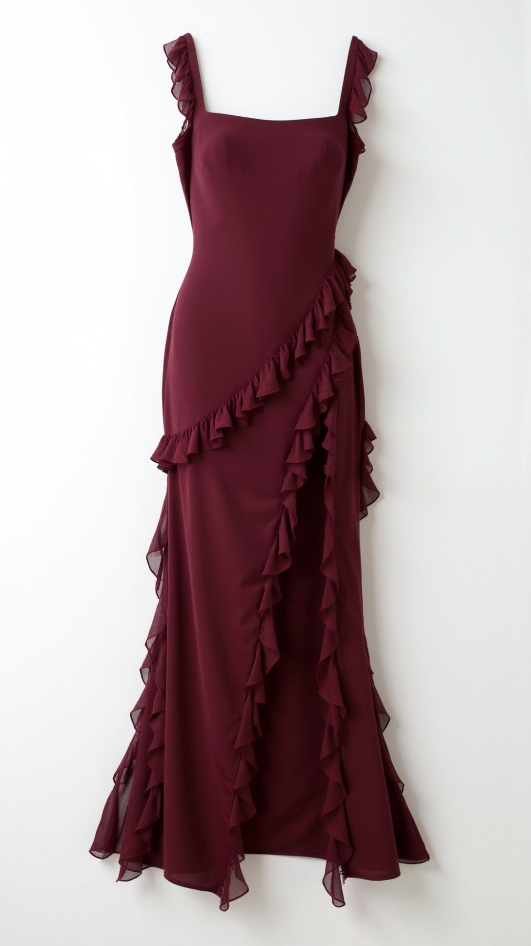 Susan Ruffled Maxi Dress