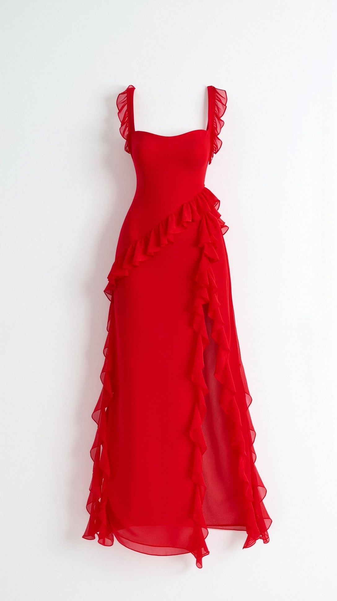Susan Ruffled Maxi Dress