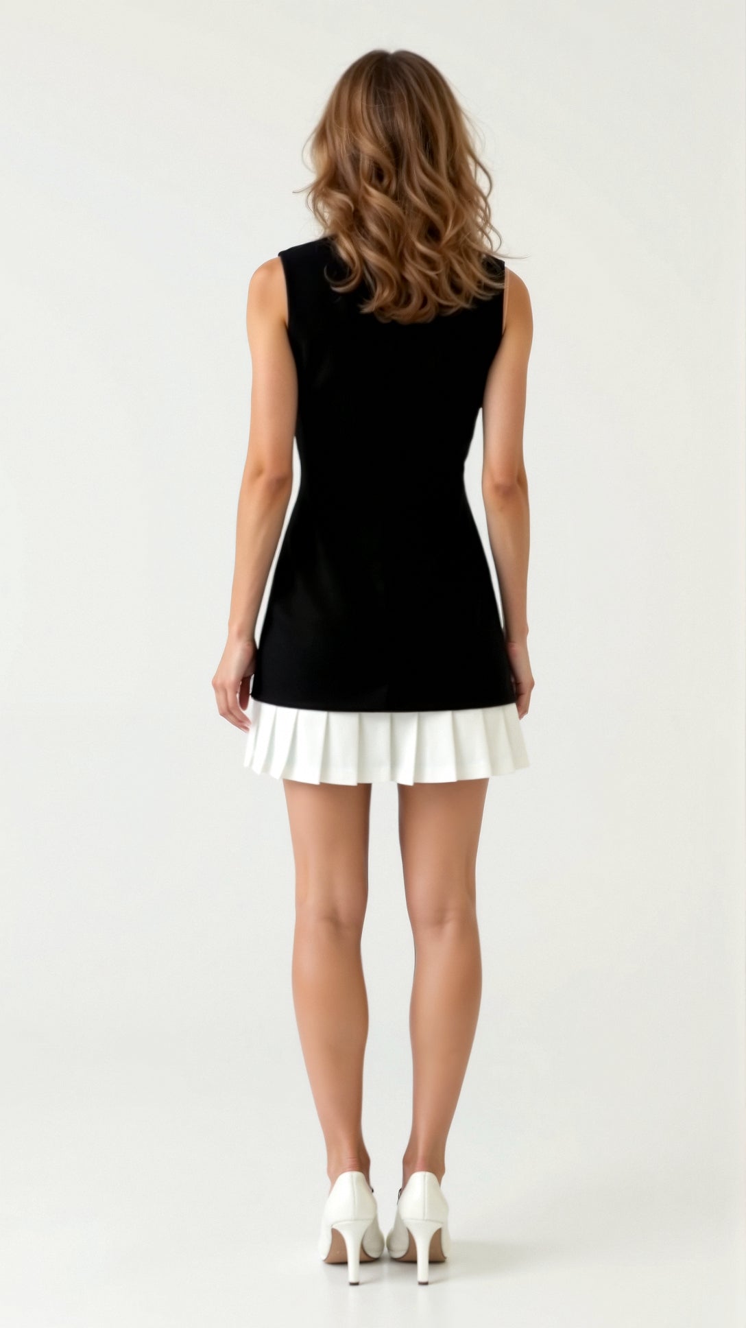 Sleeveless A-Line Mini Dress by Celine