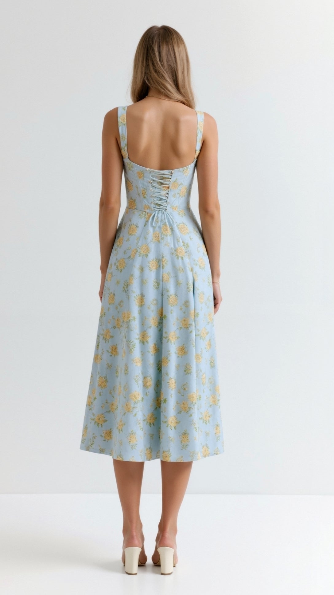Dahlia Bloom Midi Dress
