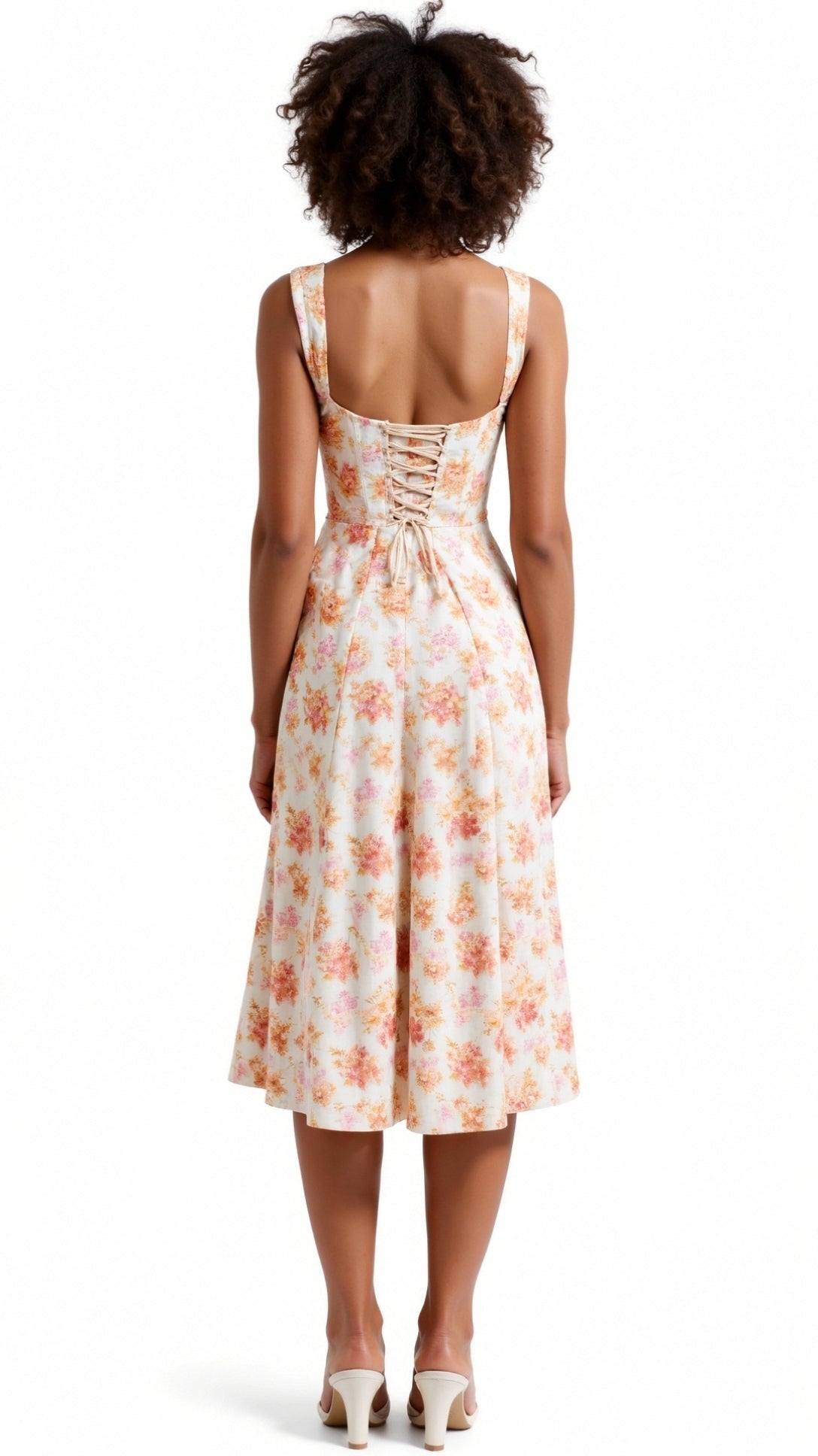 Dahlia Bloom Midi Dress