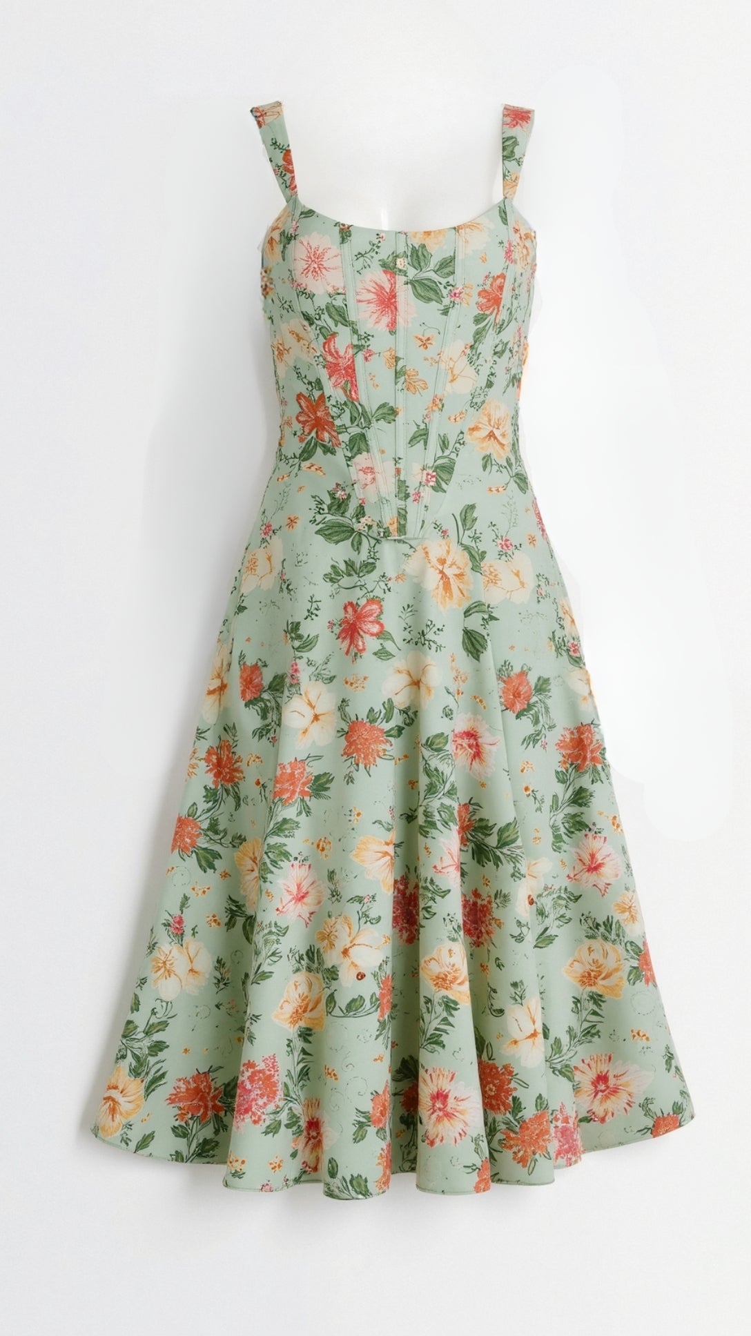 Dahlia Bloom Midi Dress