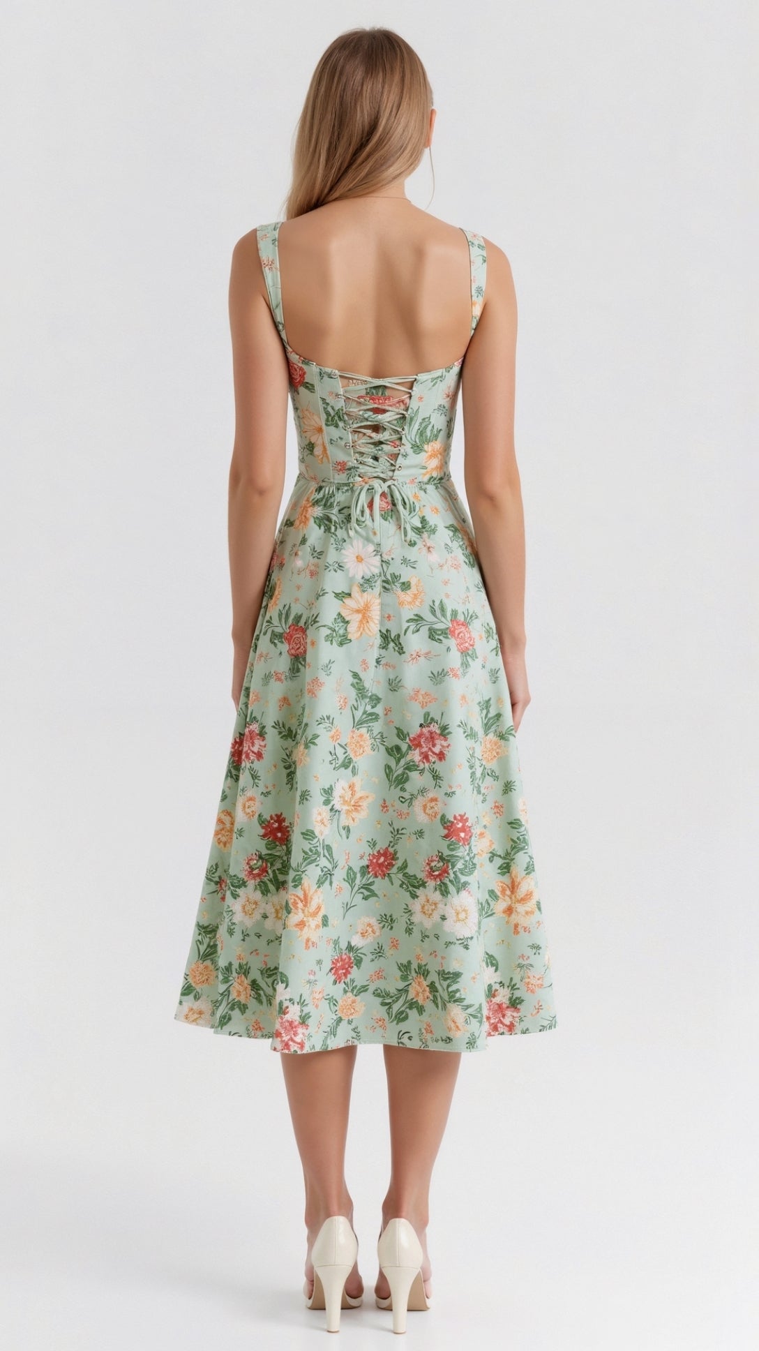 Dahlia Bloom Midi Dress
