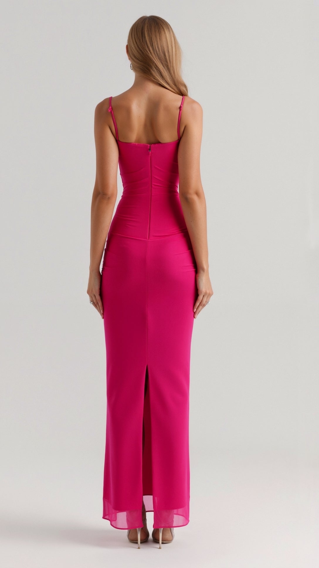 Lavinia Maxi Slip Dress with Figure Hugging Cut