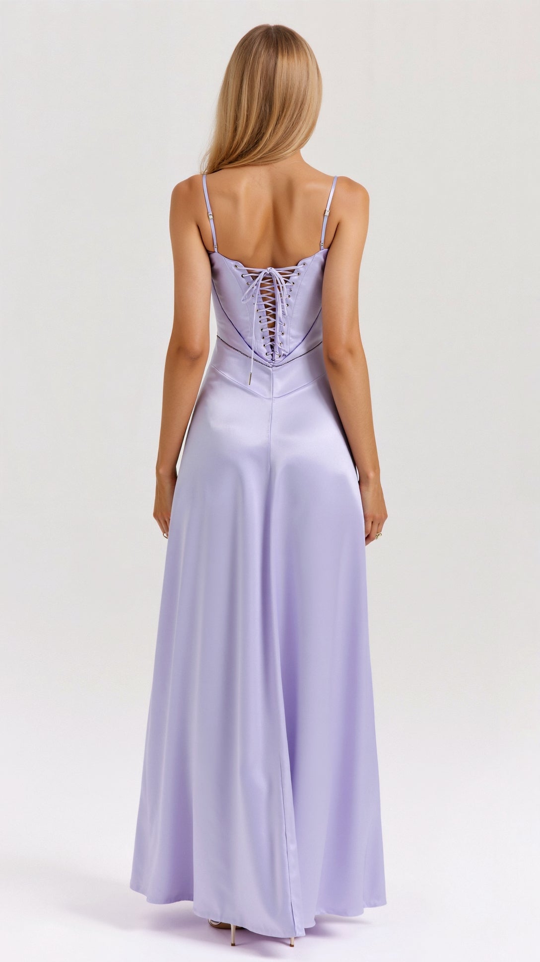Leontine Maxi Dress with Lacing