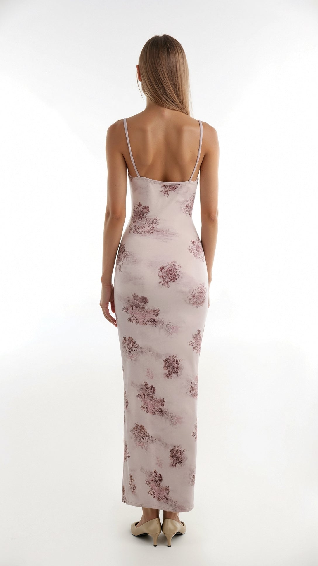 Mirabelle – Figure-Hugging Maxi Slip Dress