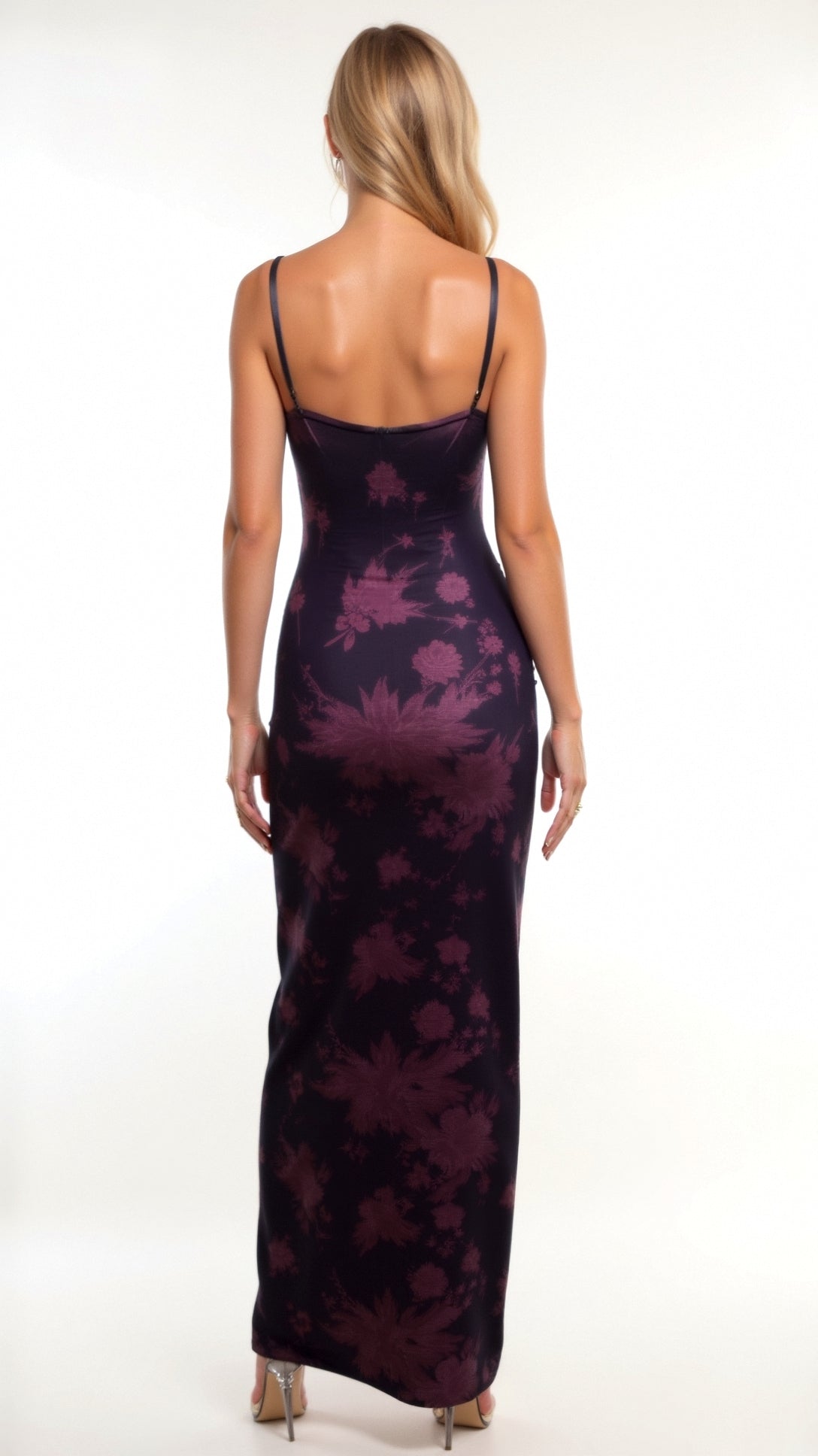 Mirabelle – Figure-Hugging Maxi Slip Dress