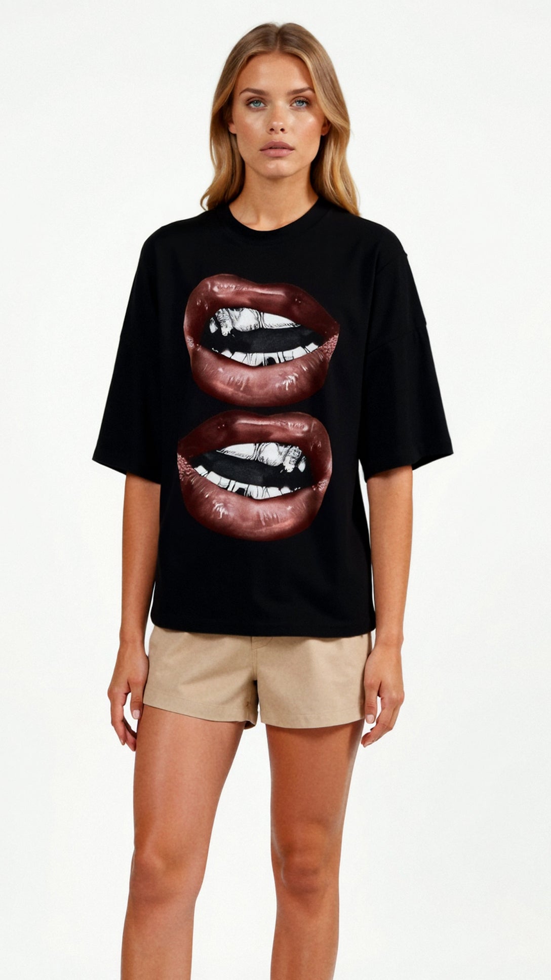Natalia Oversized T-Shirt with Graphic