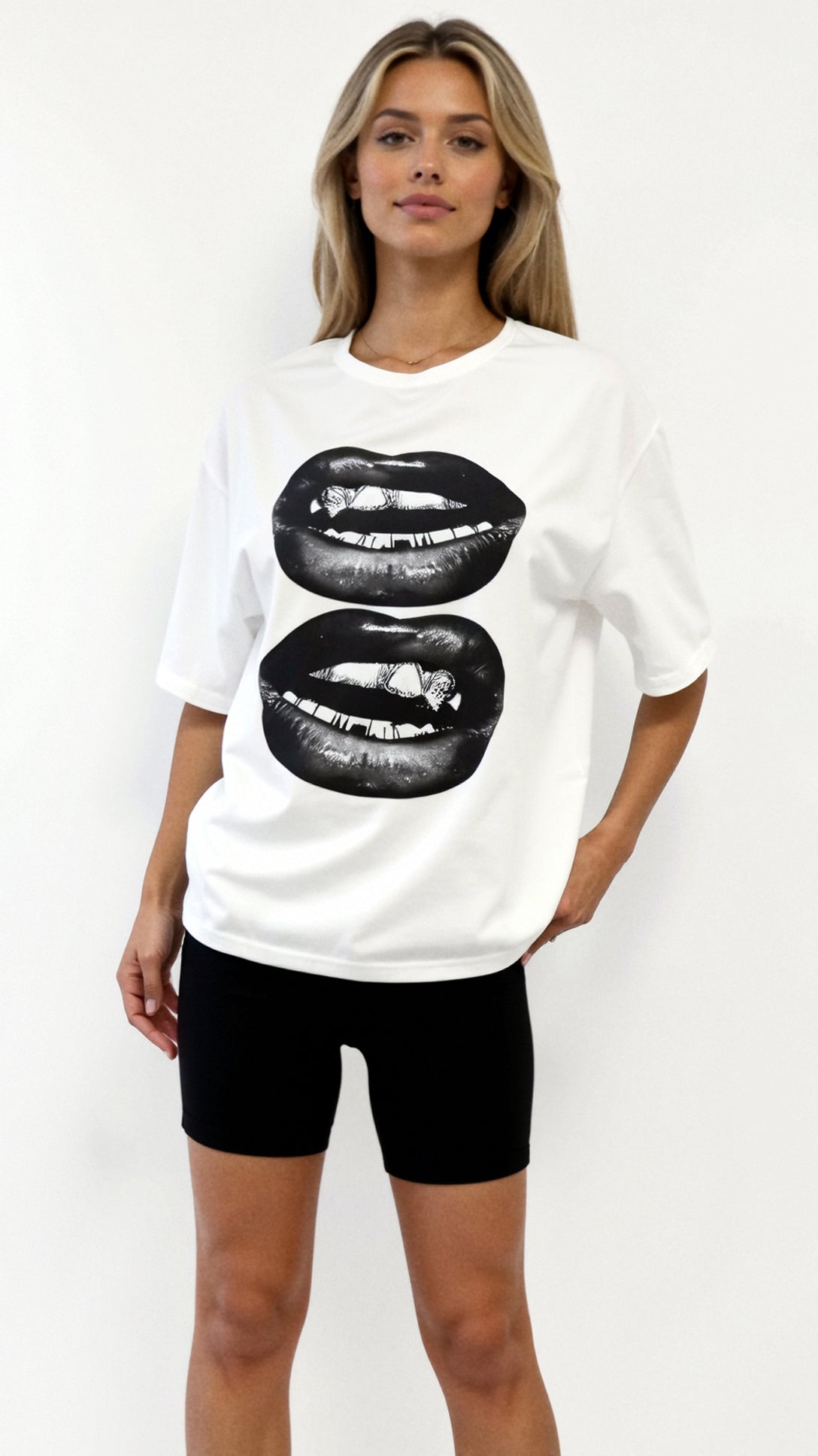Natalia Oversized T-Shirt with Graphic