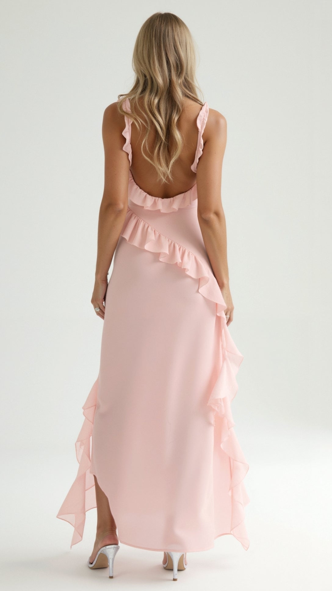 Susan Ruffled Maxi Dress
