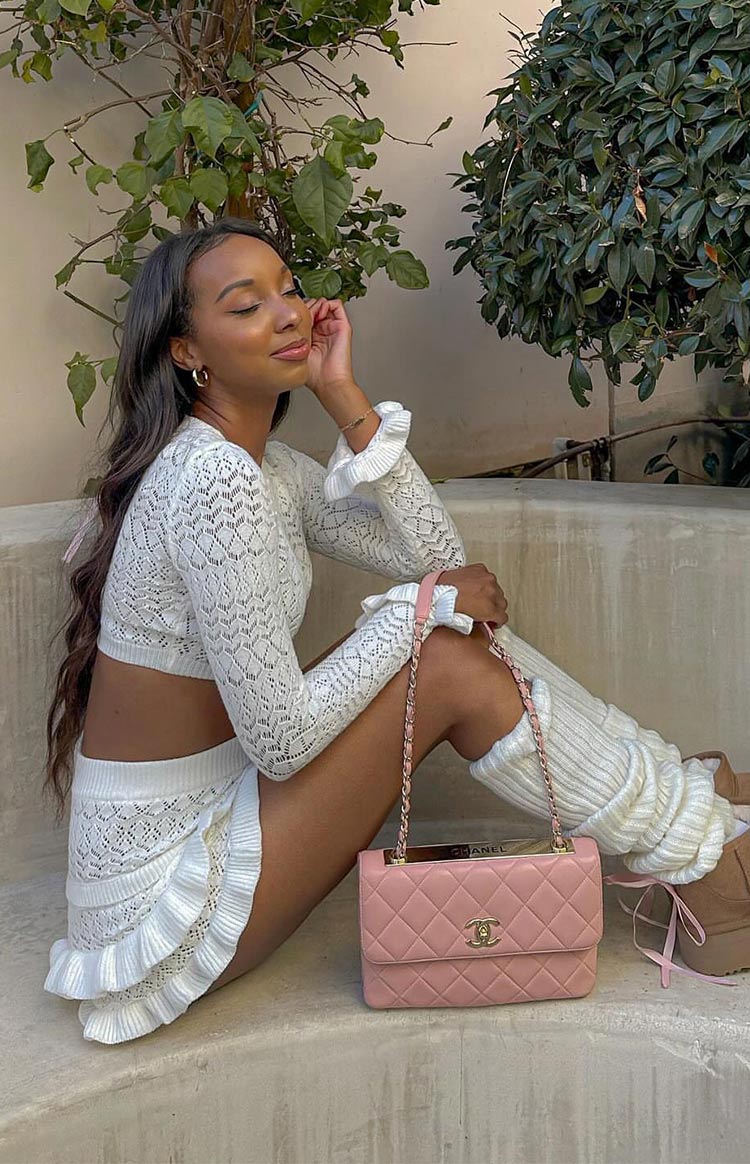 Breeze Knit Ruffle Shorts